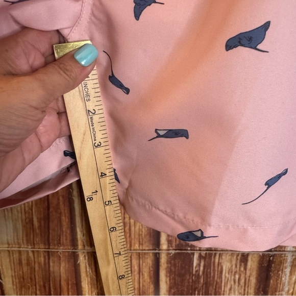 Sovereign Code Men’s Kahuna Stingray Print Swim Trunks Shorts Mauve Size Medium - Picture 7 of 12